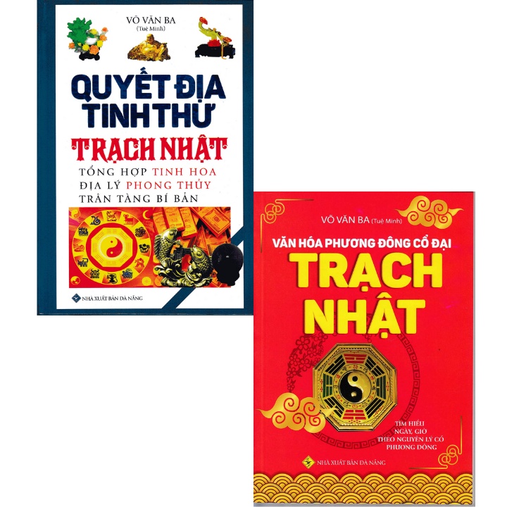 Sách - Combo Quyết Địa Tinh Thư Trạch Nhật + Văn Hóa Phương Đông Cổ Đại Trạch Nhật