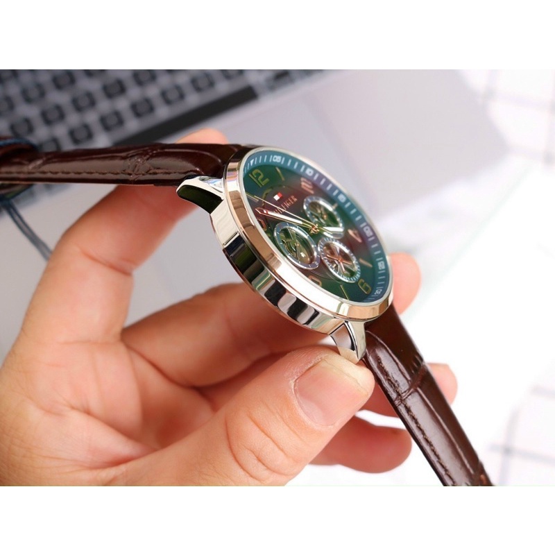 ĐỒNG HỒ NAM TOMMY HILFIGER SPORT DÂY DA CAO CÂP FULLBOX SẢN PHẨM