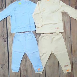2 bộ thu đông cài vai lullaby màu hồng size 3_6m