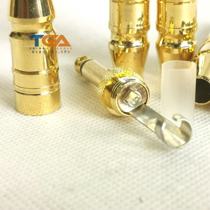 Jack rắc 6ly, 6.5ly hàn dây, hàng nhập khẩu, 2 khấc mono