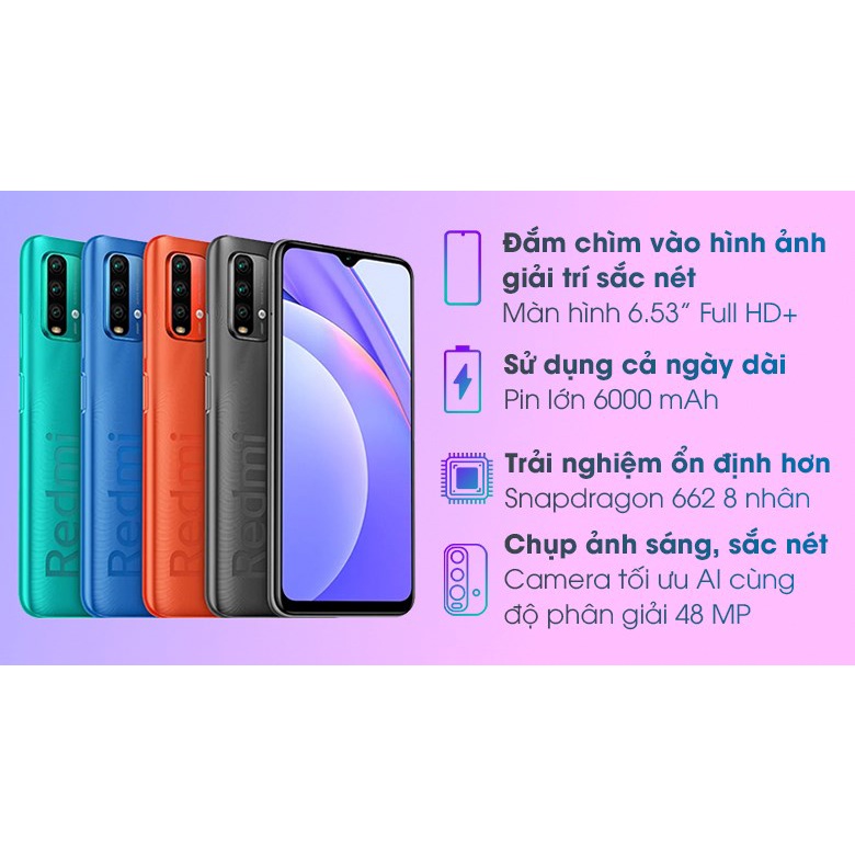  Điện thoại Xiaomi Redmi 9T - Hàng Phân Phối Chính Hãng Digiworld ! | BigBuy360 - bigbuy360.vn