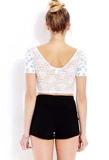 Áo croptop f21 