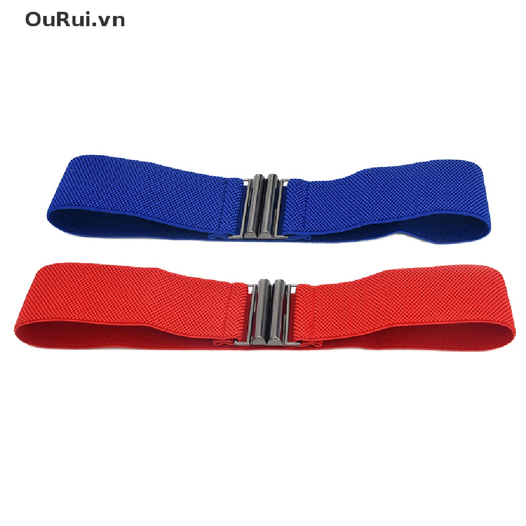 {RUI} Thắt Lưng Co Giãn Bản Rộng Có Khóa Cài Thời Trang Cho Nữ {OuRui.vn}