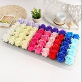 Hoa hồng sáp 3 lớp handmade - 3 lớp cánh chưa cuộn