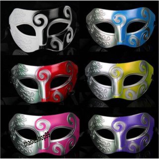 Mặt nạ nửa mặt, mặt nạ cosplay- Mặt nạ che nửa mặt chơi Trung thu hoặc hóa trang lễ hội halloween dùng cho nam và nữ
