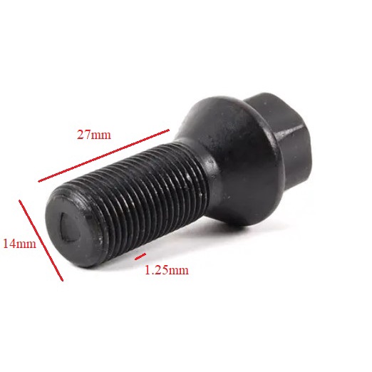 Ốc mâm xe, bulon bánh xe 16" BMW 36136781151, 34116758107, 36136890324