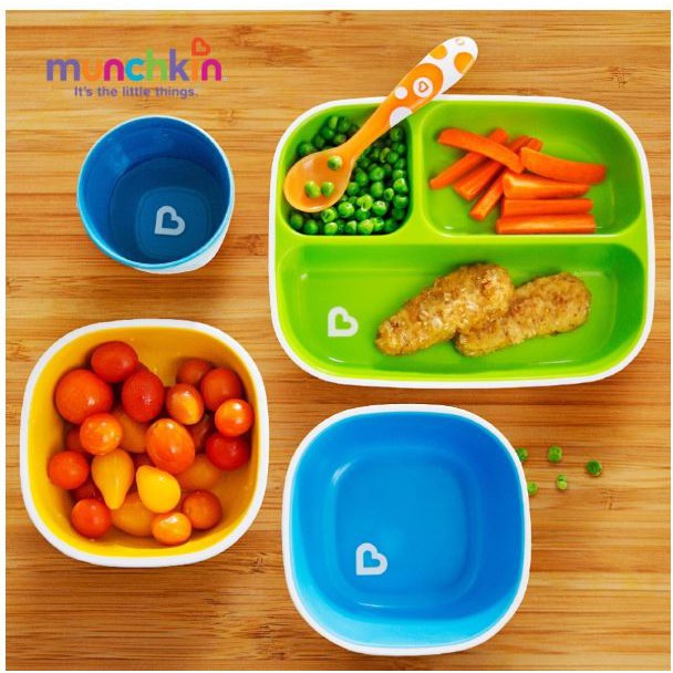 BỘ 2 BÁT CHỐNG TRƯỢT MUNCHKIN CHO BÉ