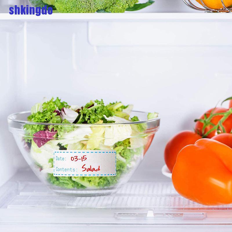 Cuộn 125 nhãn dán ghi chú dùng ghi tên bảo quản thực phẩm tiện dụng