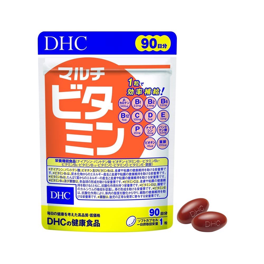 Viên uống DHC Nhật Bản Multi Vitamin Tổng Hợp 90 Ngày (90 Viên)