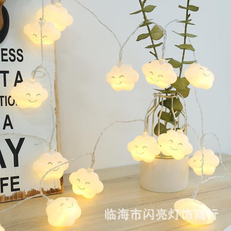 Đèn led trang trí Happyhome🌈🌩️🍀 🌈🌩️🍀 Đèn led trang trí mặt cười hình Sao, Mây