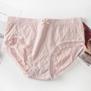 Quần lót nữ cotton kháng khuẩn cao cấp dễ thương đính nơ xinh dệt kim QL02