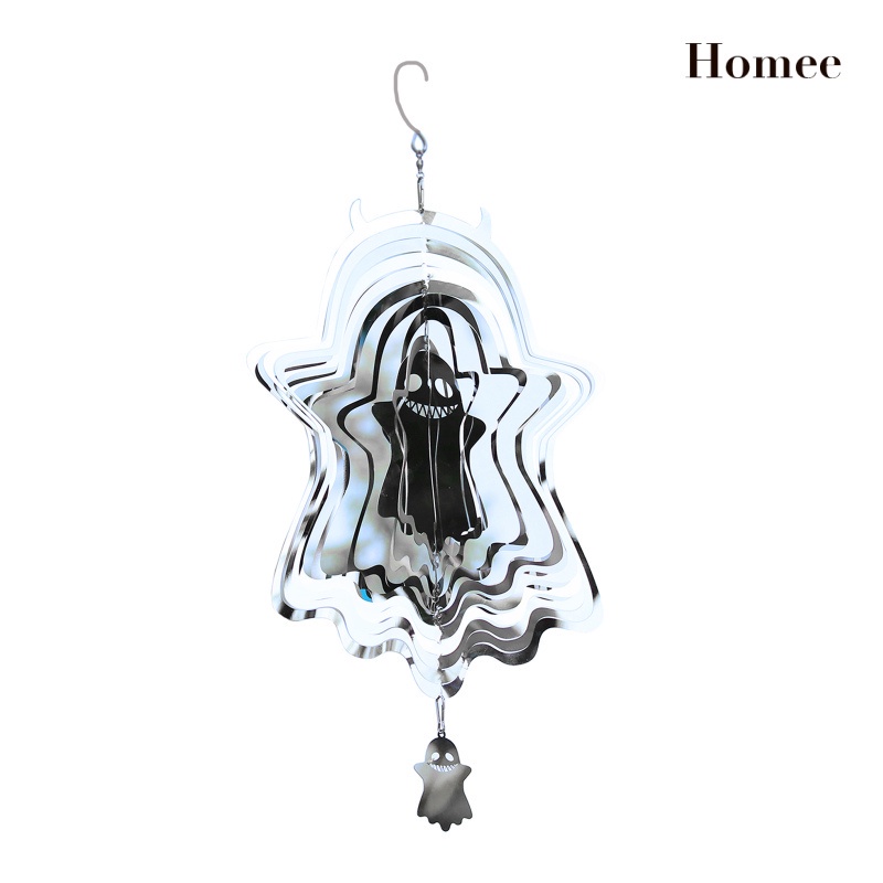 Ghost Wind Spinner Hanging Decoration Home Indoor Yard Living Room Ornament