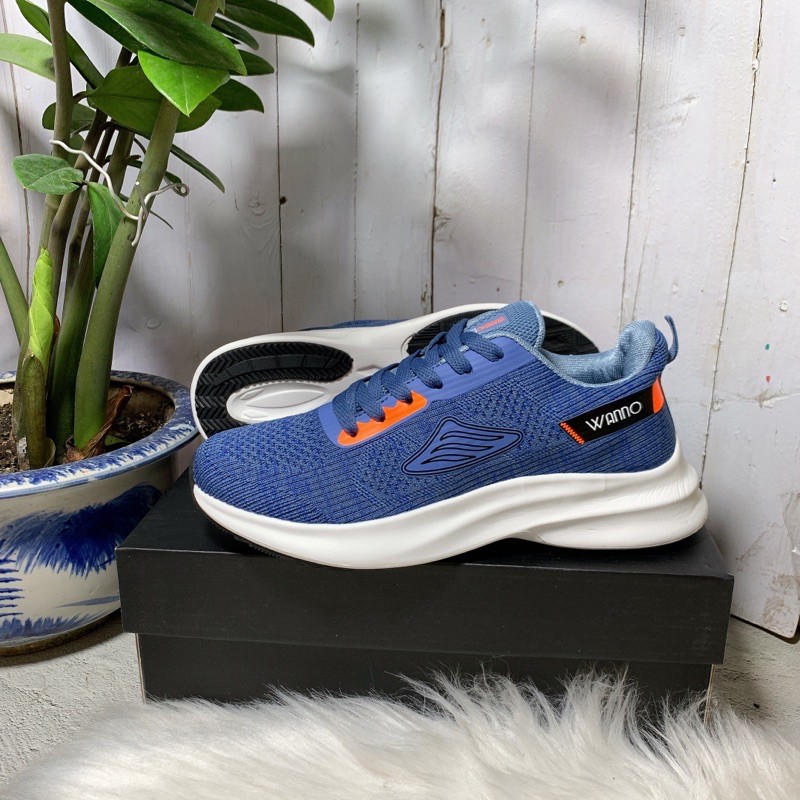 Giày thể thao nam sneaker Wanno blue xanh dương mới 2022 689