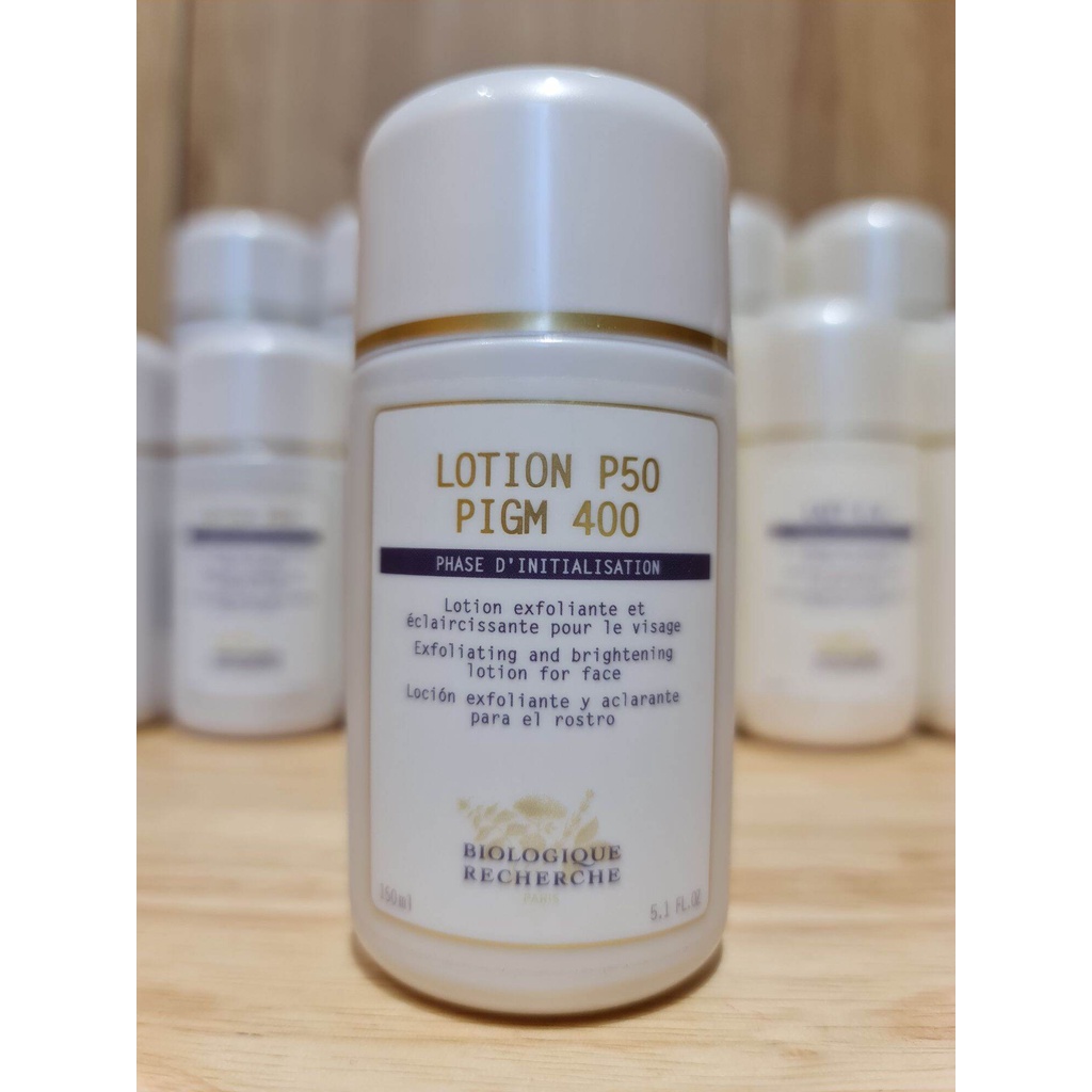 Lotion P50 PIGM 400 BIOLOGIQUE RECHERCHE - Dung Dịch Cân Bằng Tái Tạo Da Sạm, Nám, Tàn Nhang 50ml ( 