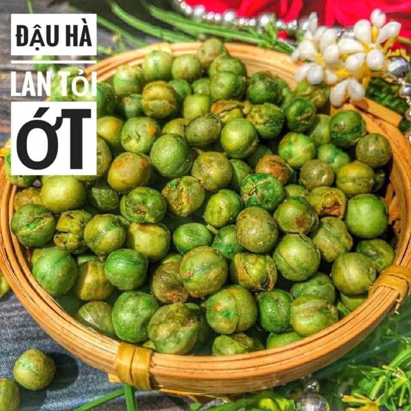 1kg đậu hà lan tỏi ớt ngon giòn