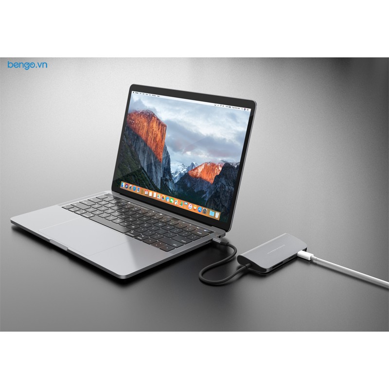 Cổng Chuyển 9 In 1 USB-C Hyperdrive POWER Hub Cho IPad Pro 2018, MacBook, Ultrabook, Chromebook &amp; Thiết Bị Dùng Type-C