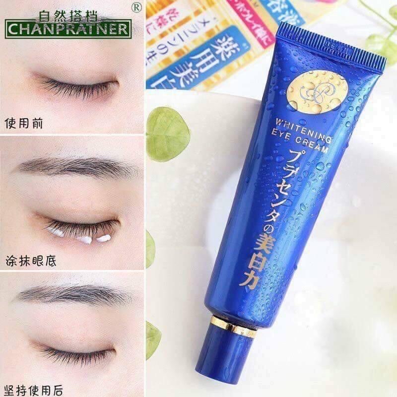 Kem mắt chống lão hoá mờ thâm làm sáng da vùng mắt Meishoku Whitening Eye Cream 30g Nhật Bản.