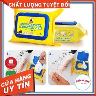 EW4 JDGH [video] Khăn Giấy Lau Giày Siêu Sạch SNEAKER Hộp 30 Tờ Siêu Hot Không Hoá Chất Làm Hại Vải 00036 44 EW