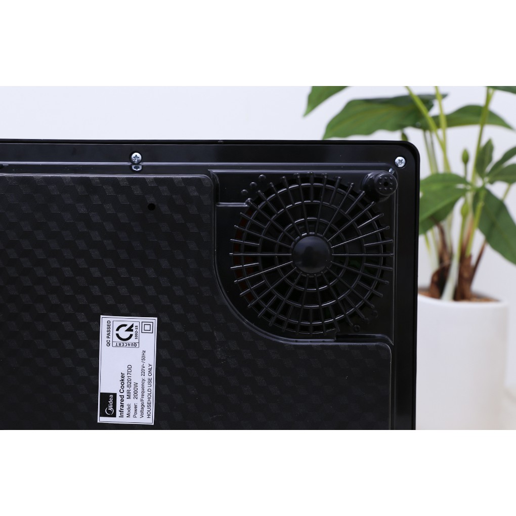 Bếp hồng ngoại Midea MIR-B2017DD tặng kèm vỉ nướng