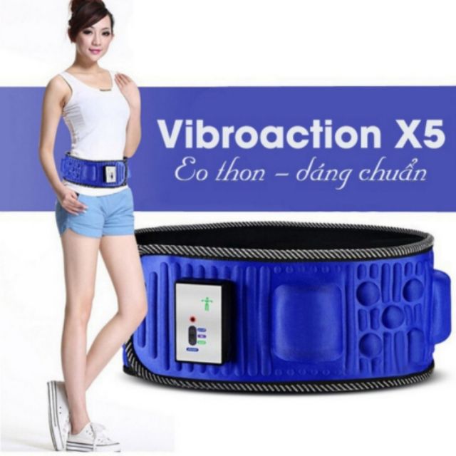 Đai Masage Toàn Thân- Máy Rung Giảm Mỡ Vibroaction X5