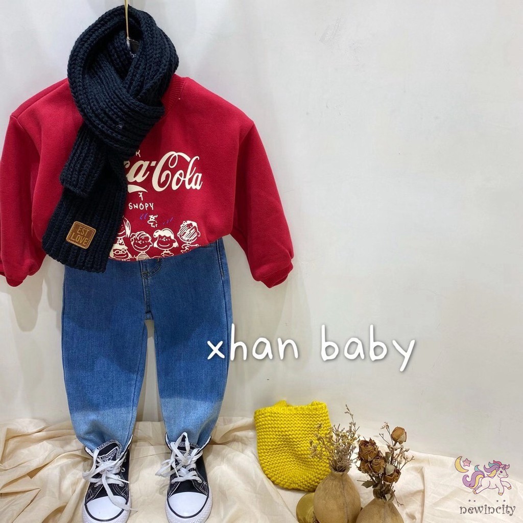 Áo len dáng rộng đáng yêu phong cách Giáng Sinh cho bé