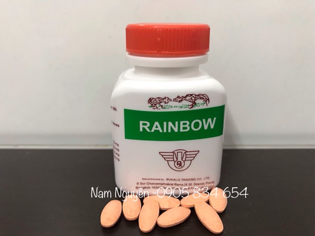 1 LỐC (12 HỦ) RAINBOW - THUỐC NUÔI GÀ ĐÁ