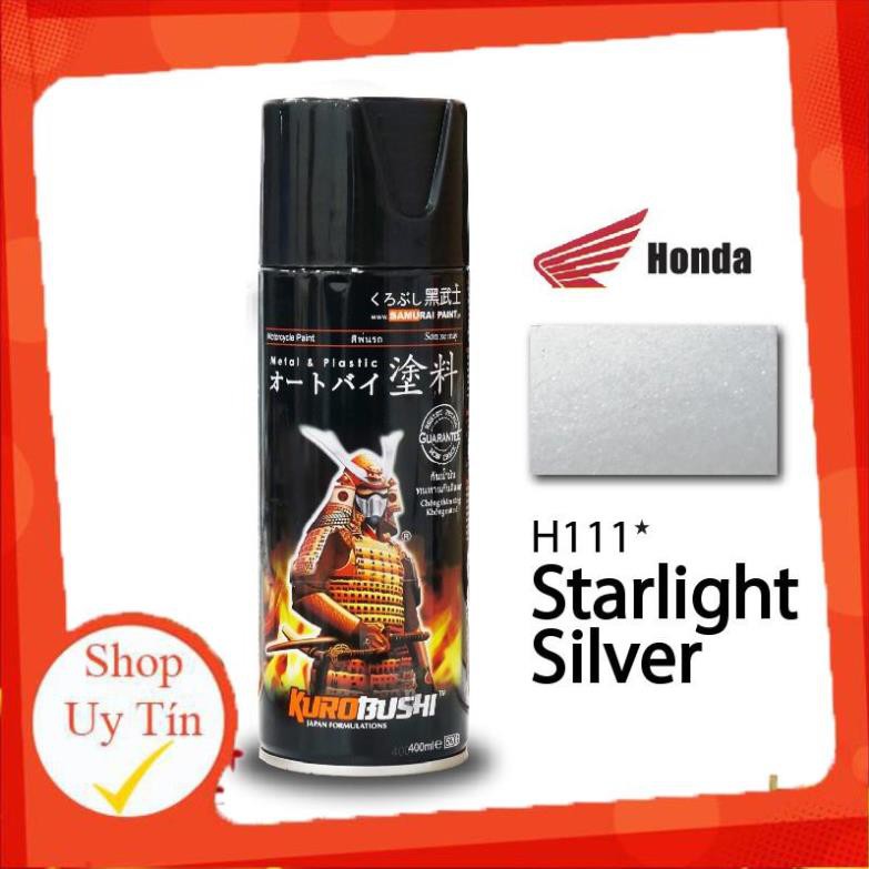 SƠN SAMURAI KUROBUSHI HONDA MÀU BẠC SÁNG (H111*)