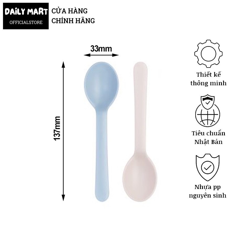 Set thìa tập ăn dặm Amori Inochi cho bé