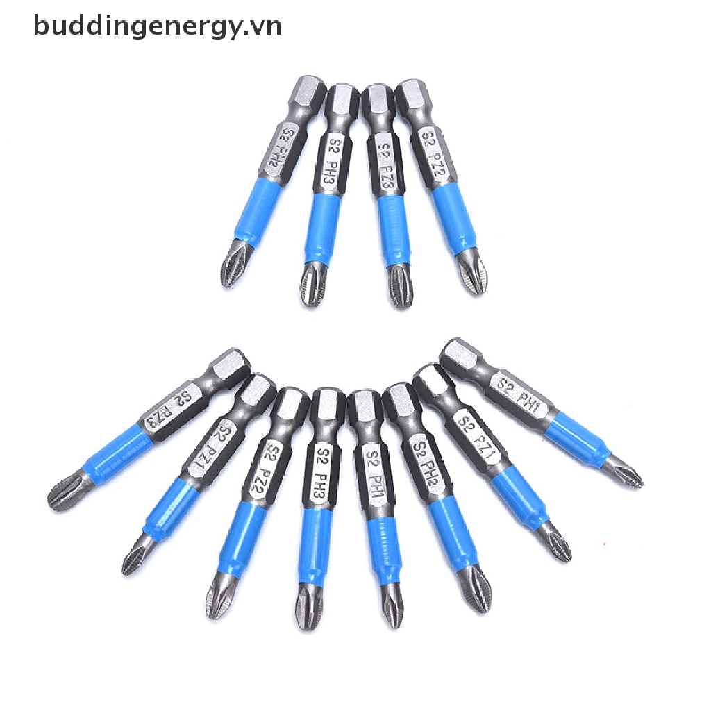 Bộ 12 Mũi Khoan Điện Một Mặt Chống Trượt PH 50mm