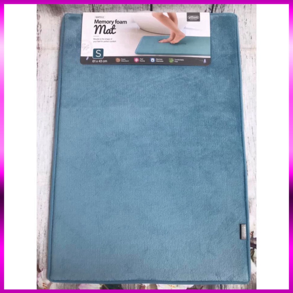 Thảm chùi chân Lock&Lock Memory Foam MAT512 (size S 43x61x1.5 cm ) BoBo.Shop99