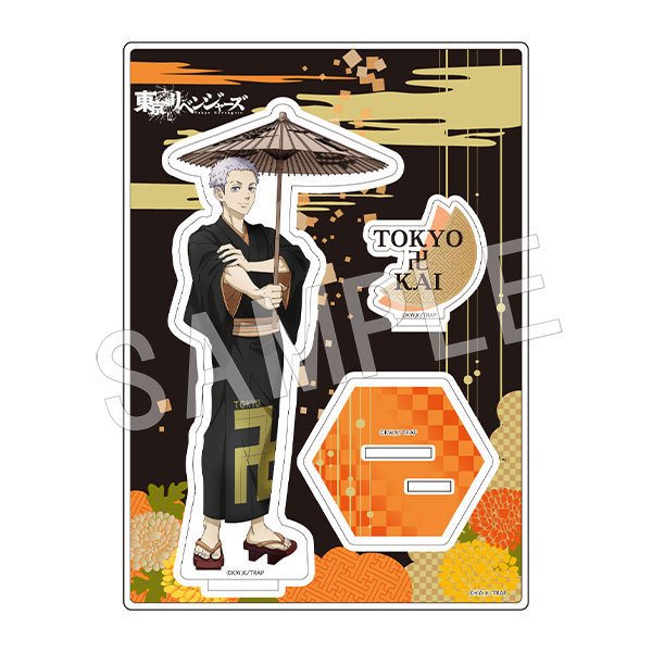 ( CẦM Ô YUKATA ) Standee Tokyo Revengers tượng acrylic anime mica chibi trang trí trưng bày mô hình