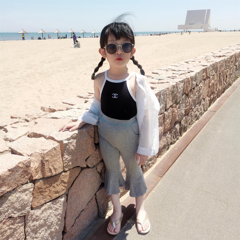 Áo Tank Top Sát Nách Thời Trang Mùa Hè Cho Bé Gái 1-6 Tuổi