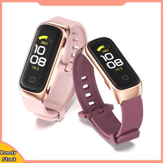 Dây đeo bằng silicone mềm 16mm cho đồng hồ thông minh Samsung Galaxy Fit 2