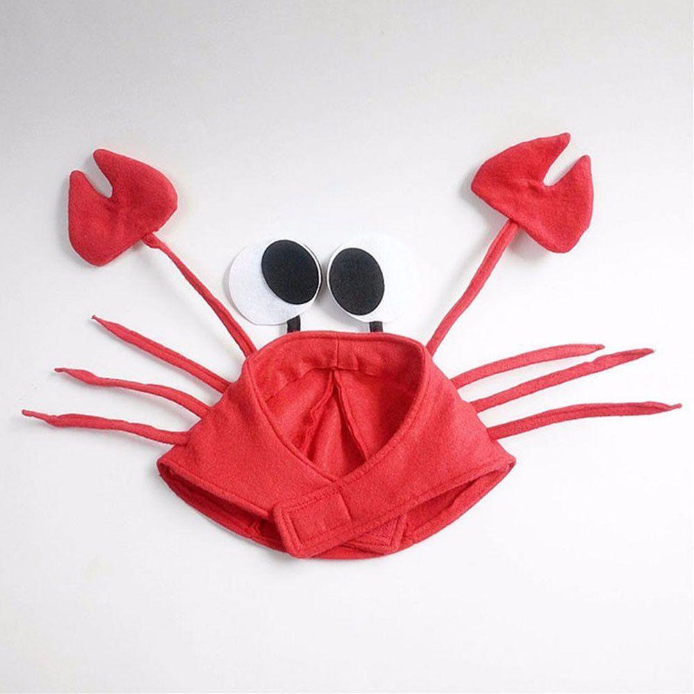 Mũ Hóa Trang Halloween Hình Con Cua Dễ Thương Xinh Xắn