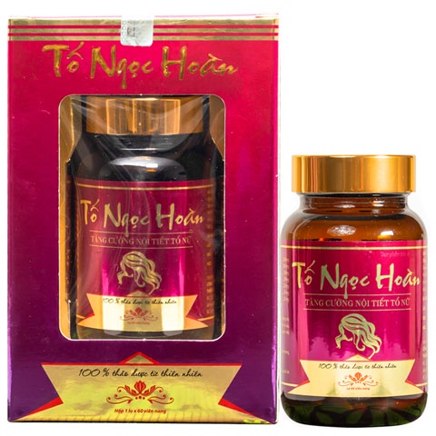 Tố Ngọc Hoàn Plus - Hỗ trợ bổ sung nguồn estrogen thực vật, chống lão hoá, giảm nám, tàn nhang (60 viên)