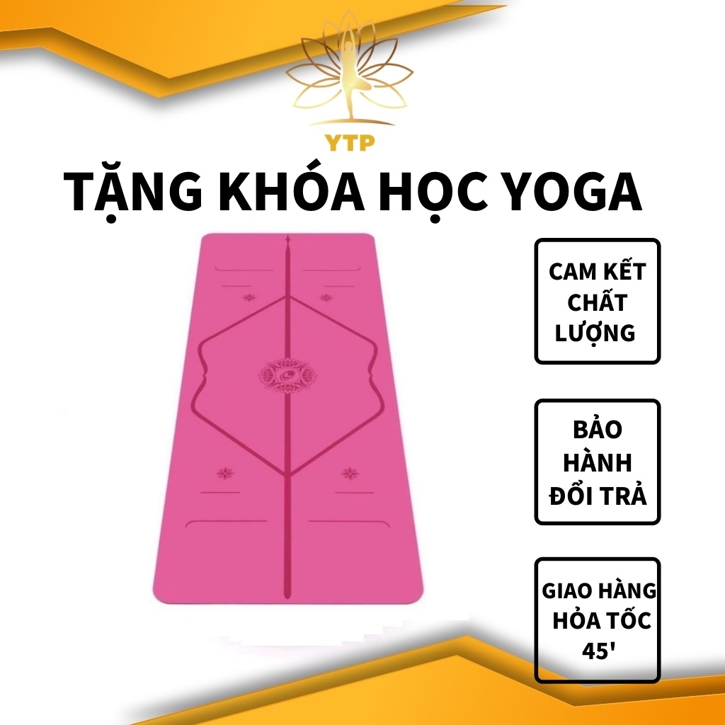 Thảm Tập Yoga Cao Su Liforme Phiên Bản Phổ Thông L1LIFORMEPT, Nhập Khẩu Anh Quốc Có Mã Vạch Kiểm Tra, Túi Chính Hãng GKK