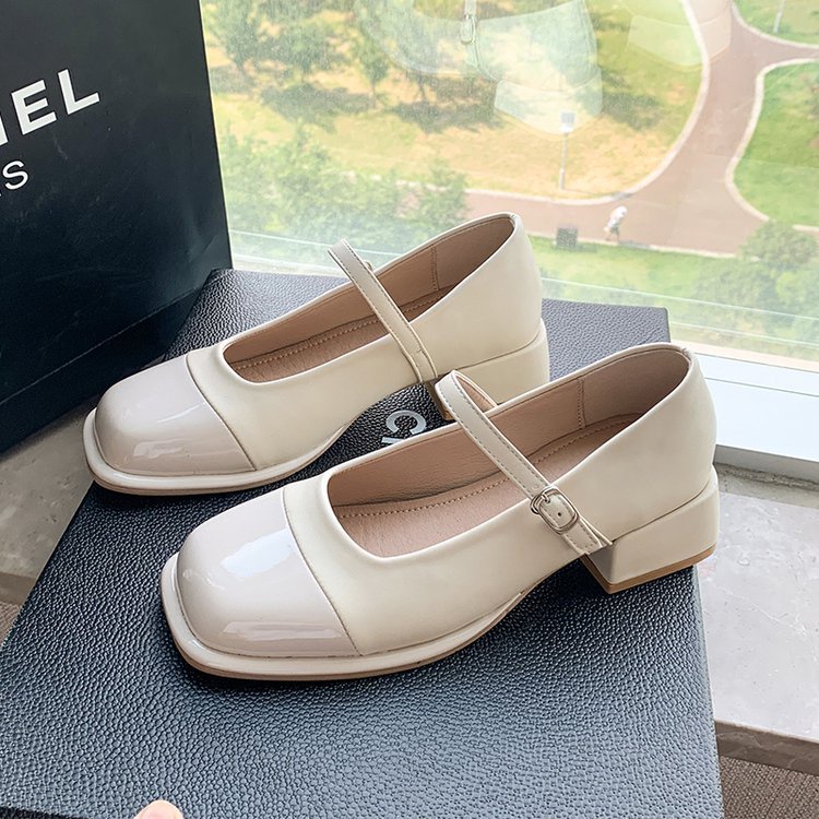 Giày búp bê quai ngang mảnh cài vô cùng basic tiểu thư POCI 175