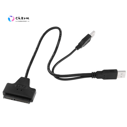 Dây Cáp Chuyển Đổi Usb 2.0 Sang 2.5inch 22pin 7 + 15 Ata Sata 2.0 Hdd / Ssd