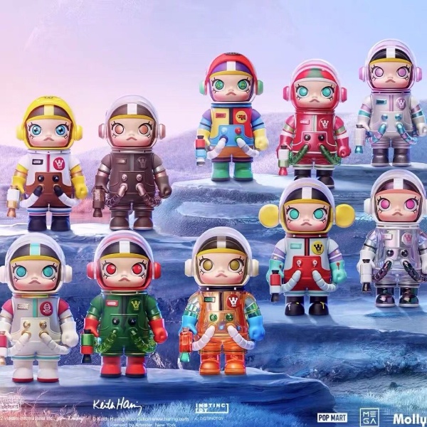 ★Hgtoys★Mô Hình Búp Bê Popmart MEGA Series 100% Trong Phim Không Gian Dùng Để Trang Trí