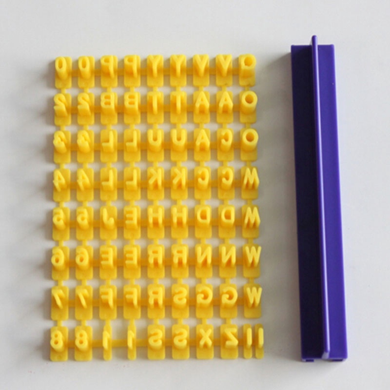 Khuôn Tạo Hình Chữ Cái Cho Bánh Quy