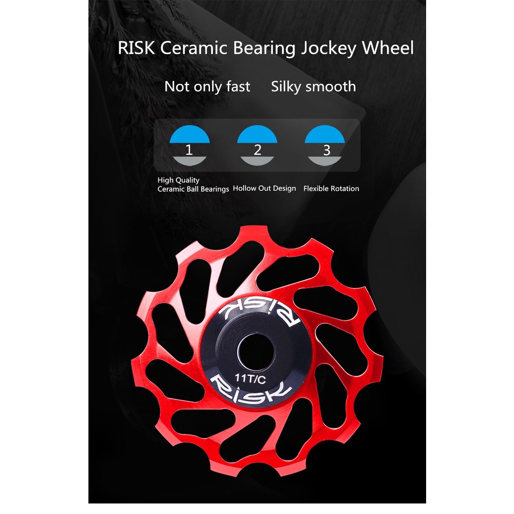 Ròng Rọc 11T Bằng Hợp Kim Nhôm Chuyên Dụng Cho Xe Đạp Leo Núi