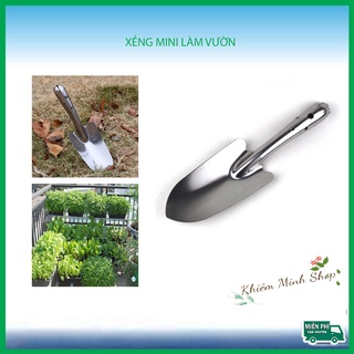 Xẻng inox - xẻng mini xúc đất