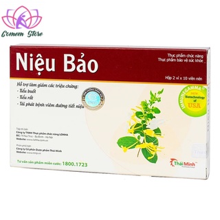 Niệu Bảo lợi tiểu, giúp giảm tiểu buốt , thông suốt tiết niệu hộp 20 viên