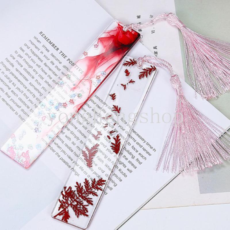 Khuôn Silicone Làm Thẻ Đánh Dấu Sách Trang Sức