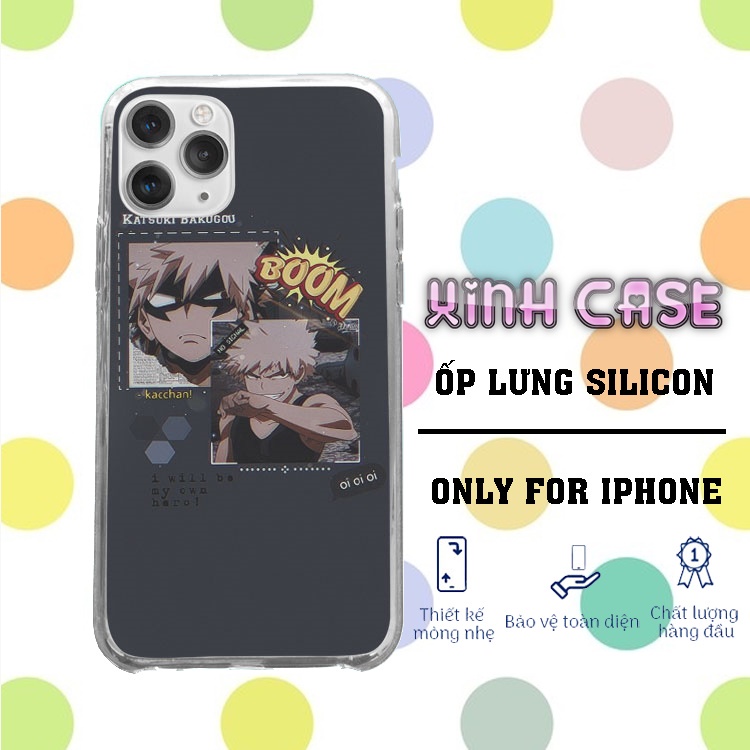 Ốp điện thoại XINH BOOM katsuki bakugou my hero academia cho iphone 5 - iphone 12 MHAPOD20210207
