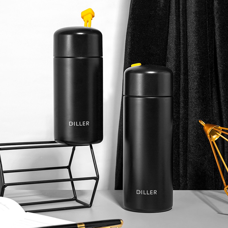Diller 300ml/450ml Vacuum Flask Thermos Water Bottle, 316 Stainless Steel, Keep Cold/Hot Water, Leak Proof Design 300ml/450ml MLH8763