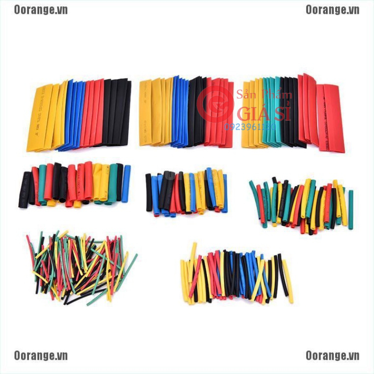 328 ống co nhiệt 5 màu 8 form size 2:1 tiện dụng ❤️freeship❤️