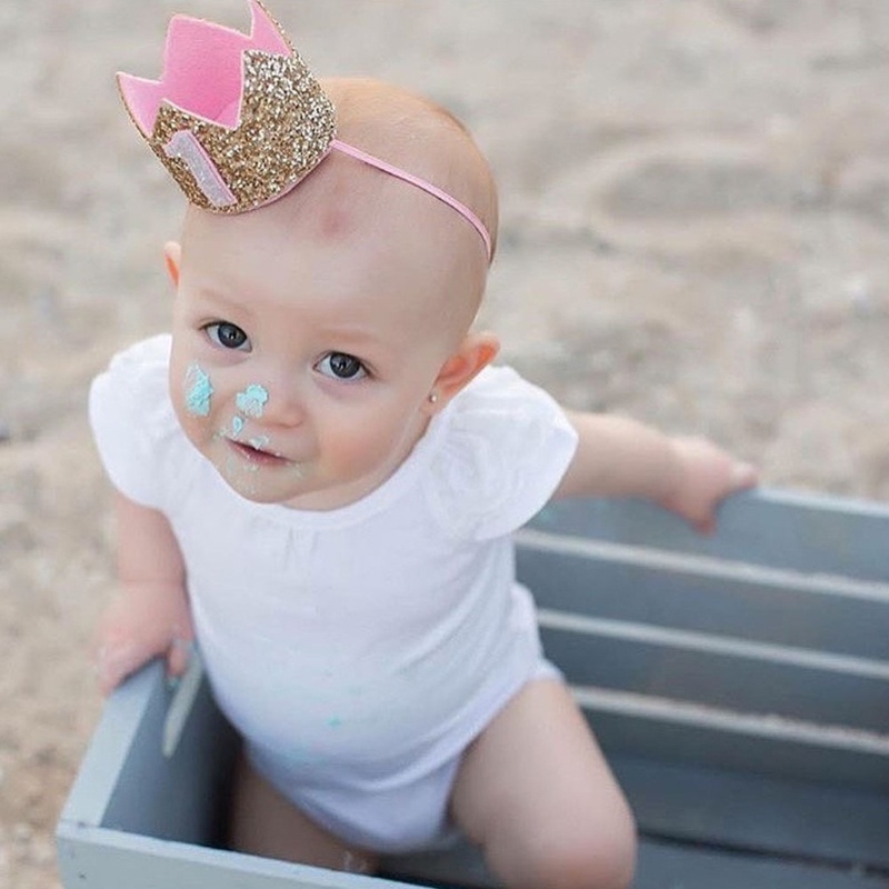 Băng Đô Vương Miện Công Chúa Dành Cho Bé Gái