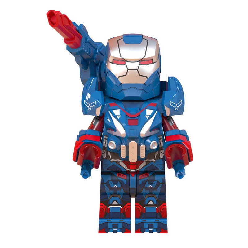 WM6072 -  Đồ chơi lắp ráp mô hình non lego và minifigure siêu anh hùng: thanos, doctor strange, iron man, war machine.