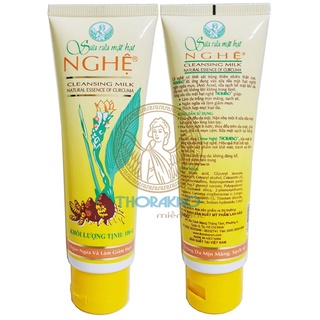 (Nghệ Lá) Sữa Rửa Mặt Hạt Nghệ Thorakao 100g